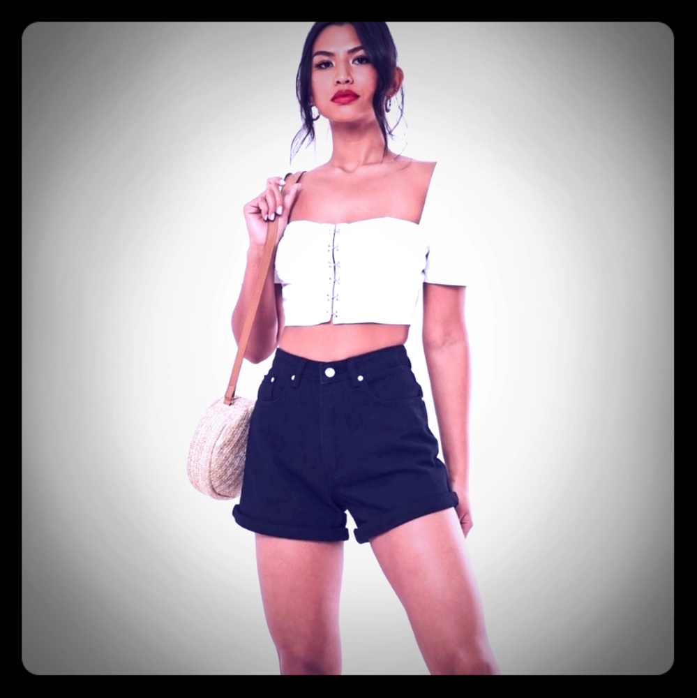 Missguided mom shorts